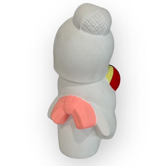 Vintage Japanese Hakata Pottery Kimono Doll Artisan Handpainted Unglazed - Picture 4 of 9